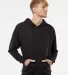 Independent Trading Co. SS4500 Midweight Hoodie in Black front view