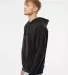 Independent Trading Co. SS4500 Midweight Hoodie in Black side view