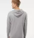 Independent Trading Co. SS4500 Midweight Hoodie in Grey heather back view