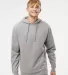 Independent Trading Co. SS4500 Midweight Hoodie in Grey heather front view