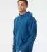 Independent Trading Co. SS4500 Midweight Hoodie in Royal heather side view