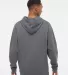 Independent Trading Co. SS4500 Midweight Hoodie in Charcoal back view