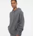 Independent Trading Co. SS4500 Midweight Hoodie in Charcoal side view