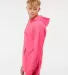 Independent Trading Co. SS4500 Midweight Hoodie in Neon pink side view