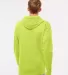Independent Trading Co. SS4500 Midweight Hoodie in Safety yellow back view