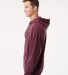 Independent Trading Co. SS4500 Midweight Hoodie in Maroon side view