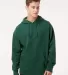 Independent Trading Co. SS4500 Midweight Hoodie in Forest green front view