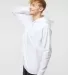Independent Trading Co. SS4500 Midweight Hoodie in White side view