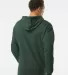 Independent Trading Co. SS4500 Midweight Hoodie in Alpine green back view