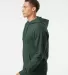 Independent Trading Co. SS4500 Midweight Hoodie in Alpine green side view