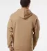 Independent Trading Co. SS4500 Midweight Hoodie in Sandstone back view