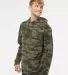 Independent Trading Co. SS4500 Midweight Hoodie in Forest camo side view