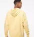 Independent Trading Co. SS4500 Midweight Hoodie in Light yellow back view