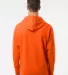 Independent Trading Co. SS4500 Midweight Hoodie in Orange back view