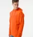 Independent Trading Co. SS4500 Midweight Hoodie in Orange side view