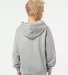 SS4001Y Independent Trading Co. Youth Midweight Ho Grey Heather back view
