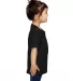 T3930  Fruit of the Loom Toddler's 5 oz., 100% Hea Black side view