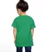 T3930  Fruit of the Loom Toddler's 5 oz., 100% Hea Kelly back view