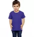 T3930  Fruit of the Loom Toddler's 5 oz., 100% Hea Purple front view