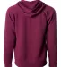 PRM33SBZ Independent Trading Co. Unisex Special Bl Maroon back view