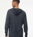 SS150J Independent Trading Co. Lightweight Hooded  Classic Navy Heather back view