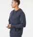 SS150JZ Independent Trading Co. Lightweight Jersey Classic Navy Heather side view