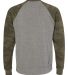 PRM30SBC Independent Trading Co. Unisex Special Bl Nickel Heather/ Forest Camo back view