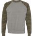 PRM30SBC Independent Trading Co. Unisex Special Bl Nickel Heather/ Forest Camo front view