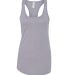 Next Level 1533 The Ideal Racerback Tank HEATHER GRAY front view