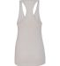 Next Level 1533 The Ideal Racerback Tank SILVER back view