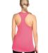 Next Level 1533 The Ideal Racerback Tank in Heather gray back view