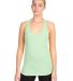 Next Level 1533 The Ideal Racerback Tank in Mint front view