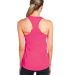 Next Level 1533 The Ideal Racerback Tank in Raspberry back view