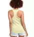 Next Level 1533 The Ideal Racerback Tank in Banana cream back view