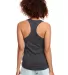 Next Level 1533 The Ideal Racerback Tank in Dark gray back view