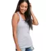 Next Level 1533 The Ideal Racerback Tank in Heather gray side view