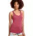 Next Level 1533 The Ideal Racerback Tank in Hot pink front view