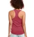 Next Level 1533 The Ideal Racerback Tank in Hot pink back view