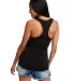 Next Level 1533 The Ideal Racerback Tank in Black back view