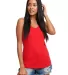 Next Level 1533 The Ideal Racerback Tank in Red front view