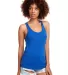 Next Level 1533 The Ideal Racerback Tank in Royal front view