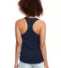 Next Level 1533 The Ideal Racerback Tank in Midnight navy back view