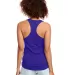 Next Level 1533 The Ideal Racerback Tank in Purple rush back view