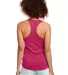 Next Level 1533 The Ideal Racerback Tank in Raspberry back view