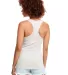 Next Level 1533 The Ideal Racerback Tank in Silver back view
