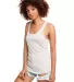 Next Level 1533 The Ideal Racerback Tank in Silver side view