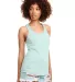 Next Level 1533 The Ideal Racerback Tank in Mint front view