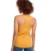 Next Level 1533 The Ideal Racerback Tank in Antique gold back view