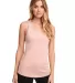 Next Level 1533 The Ideal Racerback Tank in Desert pink front view