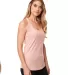 Next Level 1533 The Ideal Racerback Tank DESERT PINK side view